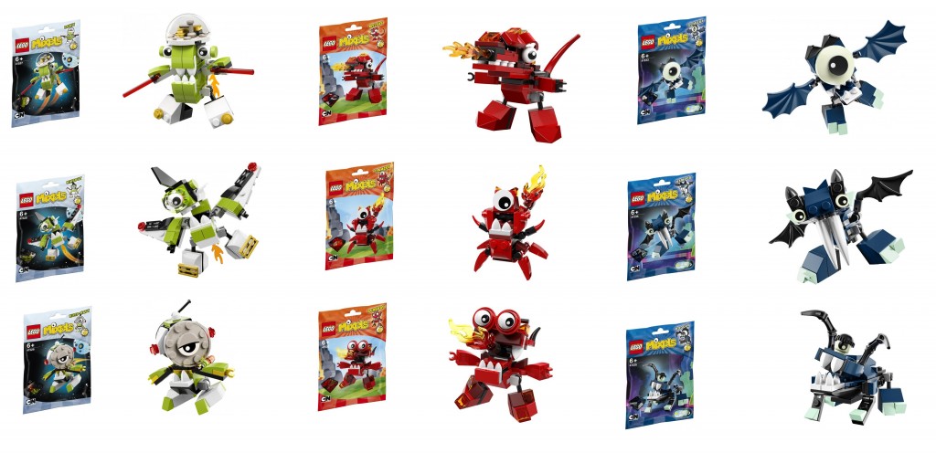 LEGO Series 4 Mixels Set Pictures 41527 41528 41529 41530 41531 41532 41533 41534 41535 - Toysnbricks