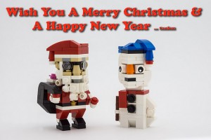 [MOC] Cubedude Santa & Snowman