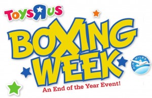 ToysRUs Boxing Week Sale Banner Logo