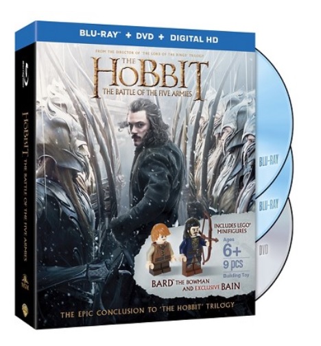 Hobbit Battle of Five Armies (Blu-ray & DVD) Target Exclusive LEGO Bard Bowman & Bain Minifigure - Toysnbricks