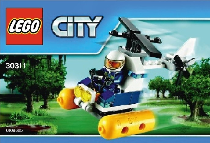 LEGO 2015 City 30311 Swamp Police Helicopter Polybag for sale online 