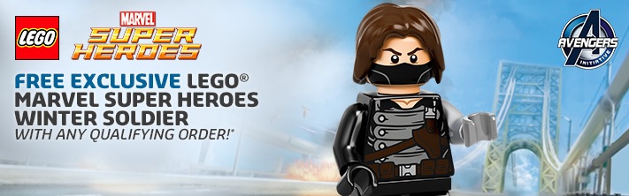 LEGO Winter Solider Marvel Super Heroes Minifigure March 2015 UK Promotion - Toysnbricks