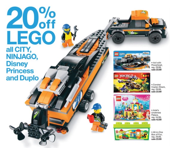 Target LEGO Sale March 2015 - Toysnbricks