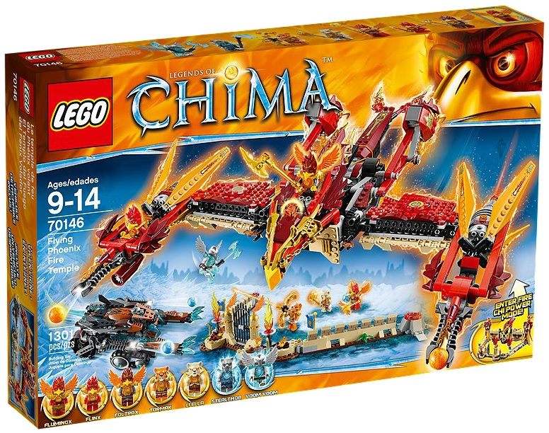 70146 LEGO Legends of Chima Flying Phoenix Fire Temple - Toysnbricks