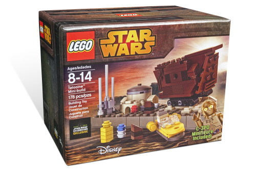 April 2015 LEGO Star Wars Celebration Anaheim California LEGO Star Wars Tatooine Mini-build