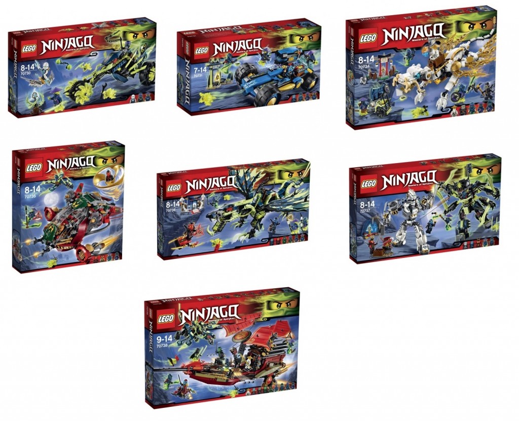 LEGO Ninjago 2015 Sets Summer 70730 70731 70734 70735 70736 70737 70738 - Toysnbricks