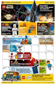 May 2015 LEGO Retail Brand Store Calendar - Toysnbricks