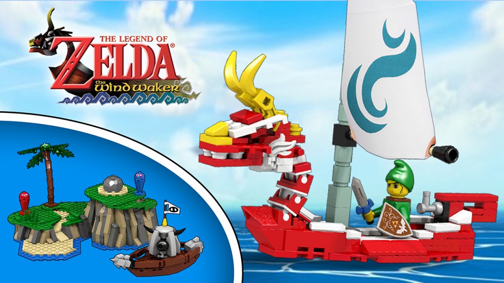 Potential LEGO Ideas Legend of Zelda King of Red Lions Play Set