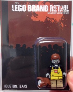 LEGO Brand Retail Store Manager Conference May 2015 Exclusive Zombie Minifigure Employee Gift