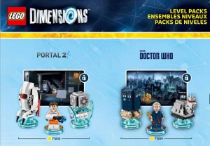 LEGO Dimensions 71203 Portal Two & 71204 Doctor Who Level Packs (Pre)