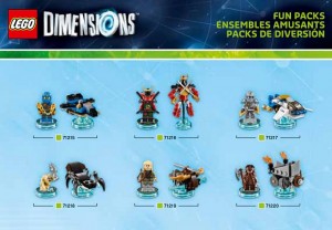 LEGO Dimensions Fun Packs 71215 71216 71217 71218 71219 71220 (Pre)