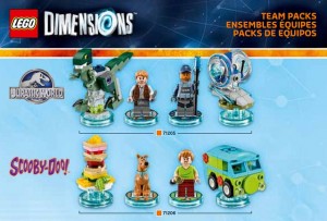LEGO Dimensions Jurassic World 71205 & Scooby-Doo 71206 Team Packs (Pre)