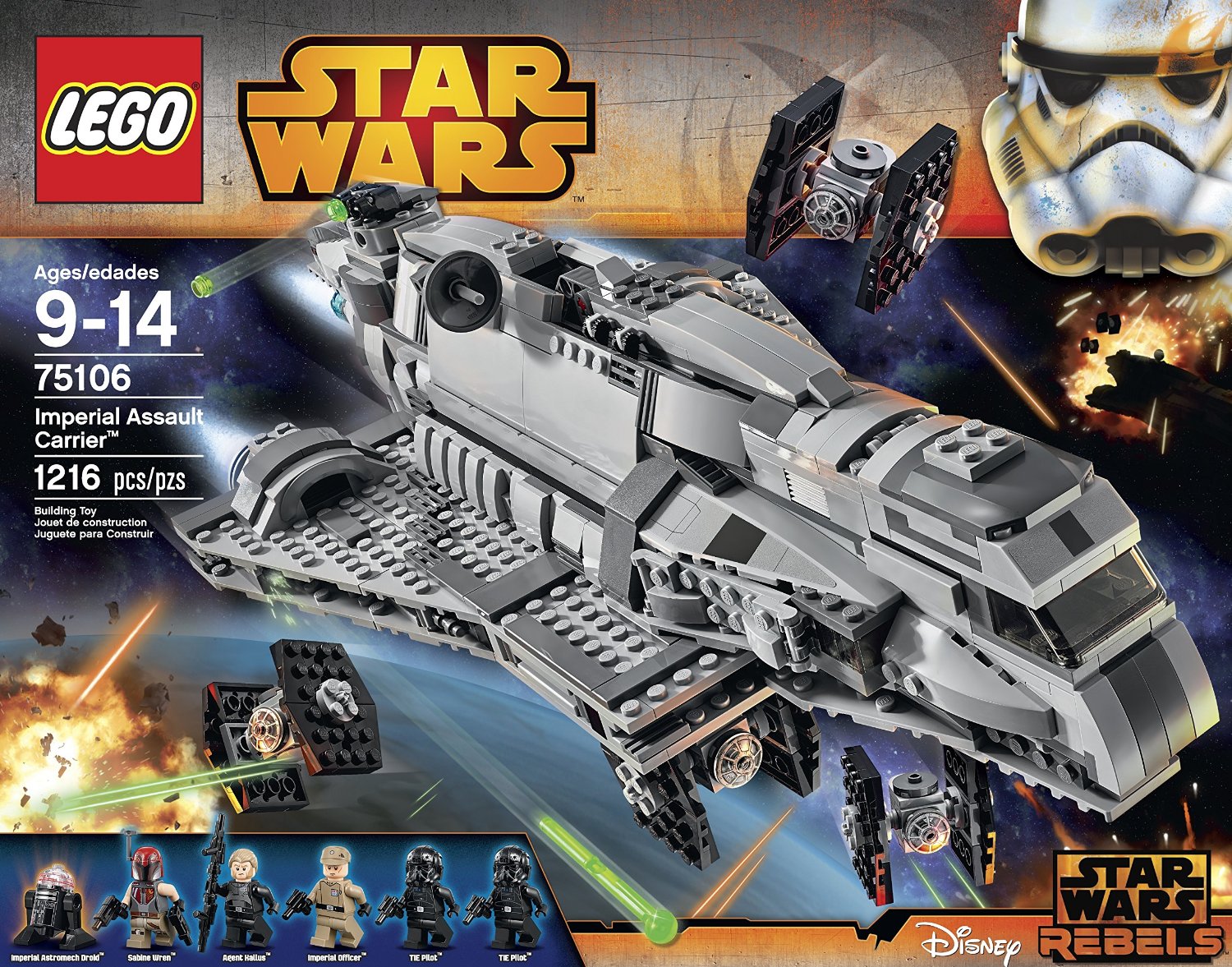 LEGO Star Wars 75106 Imperial Assault Carrier - Toysnbricks