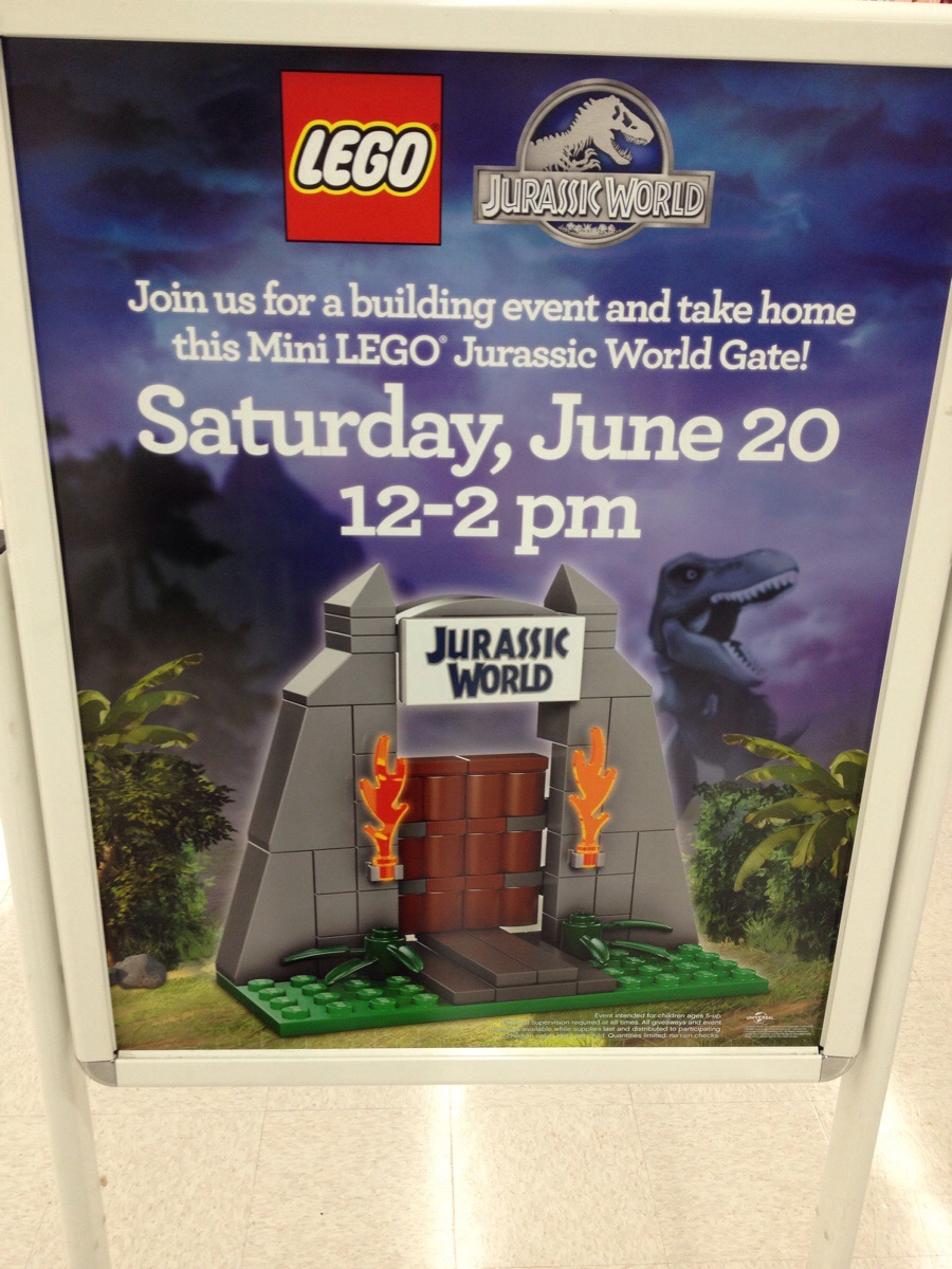 lego jurassic world gate