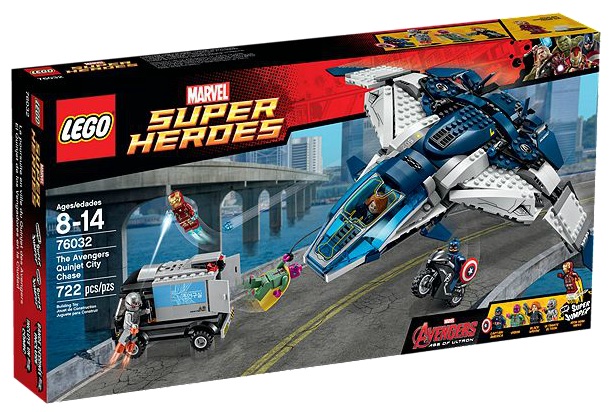 76032 LEGO Marvel Super Heroes The Avengers Quinjet City Chase - Toysnbricks