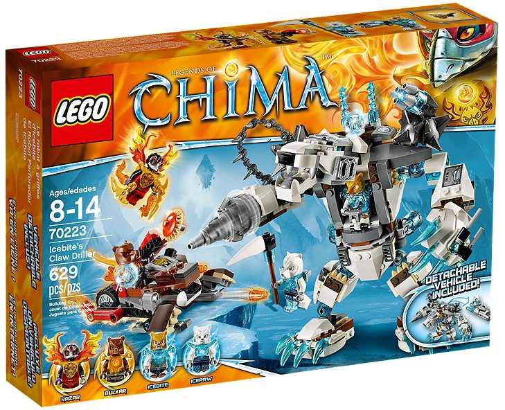 LEGO Chima 70223 Icebite's Claw Driller - Toysnbricks