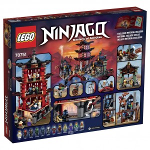 LEGO Ninjago 70751 Temple of Airjitzu Back Box Image (High Resolution)