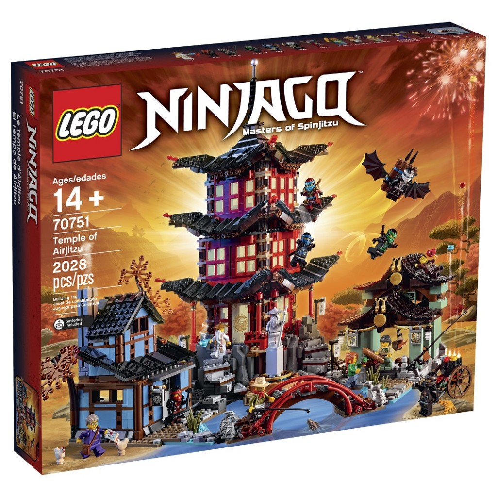 LEGO Ninjago 70751 Temple of Airjitzu Box Image (High Resolution)