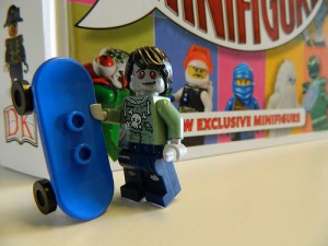 Zombie Skateboarder Minifigure Exclusive DK LEGO I Love that Minifigure Book - October 2015
