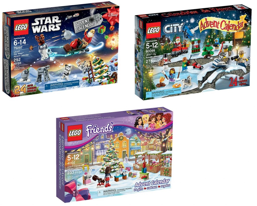 LEGO 2015 Advent Calendars 75097 Star Wars 60099 City 41102 Friends - Toysnbricks