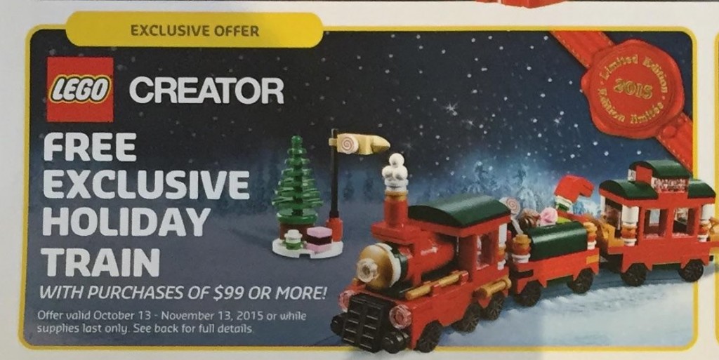 LEGO Creator Exclusive Holiday Train 2015 Christmas Holiday Limited Edition Set