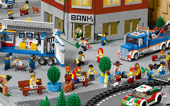 LEGO Panorama City Scene