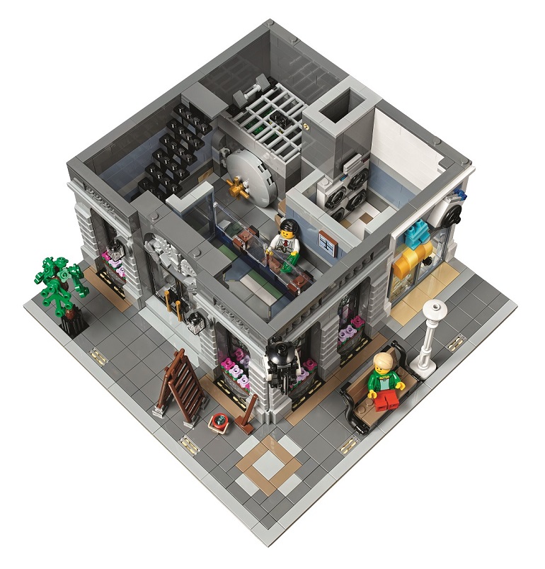 LEGO Expert Creator 10251 Brick Bank Modular Building 2016 Bottom 