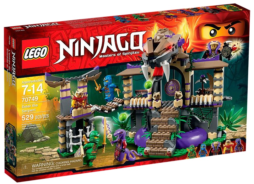 70749 LEGO Ninjago Enter the Serpent - Toysnbricks