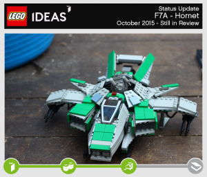 LEGO Ideas October 2015 F7A Horneyt Creation Star Citizen