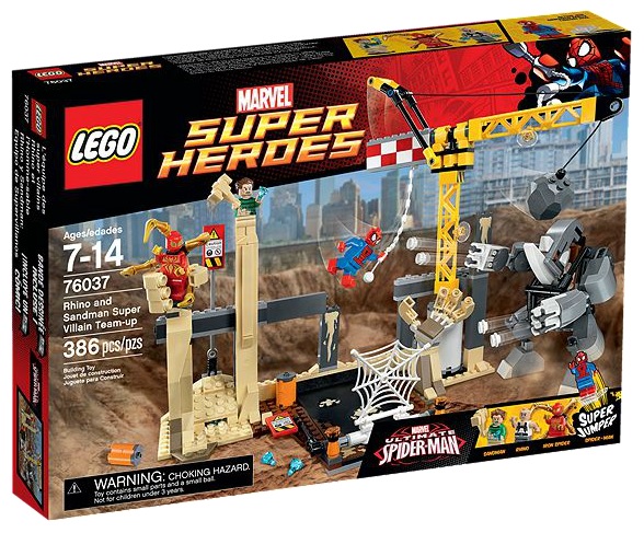 LEGO Marvel Super Heroes 76037 Rhino and Sandman Super Villain Team-up - Toysnbricks