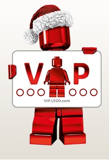 LEGO VIP Minifigure Logo Holiday Christmas