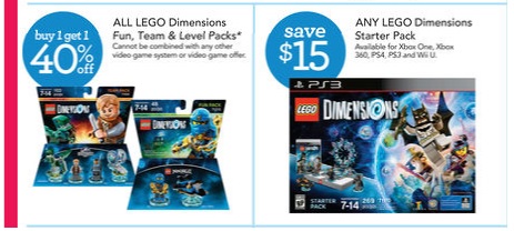 ToysRUs LEGO Dimensions Sale USA November 2015