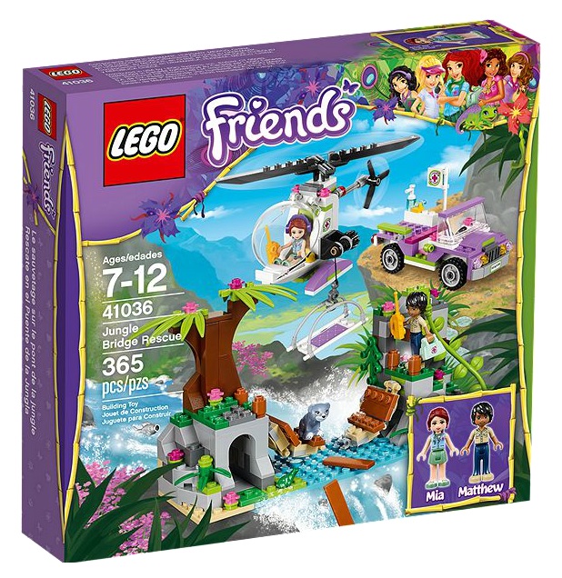 LEGO Friends 41036 Jungle Bridge Rescue - Toysnbricks