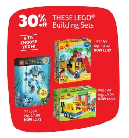 LEGO ToysRUs Canada 2015 Boxing Day Post Christmas Sale