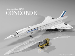 LEGO Creation Concorder Display Set by Abstract - Potential LEGO Ideas Set