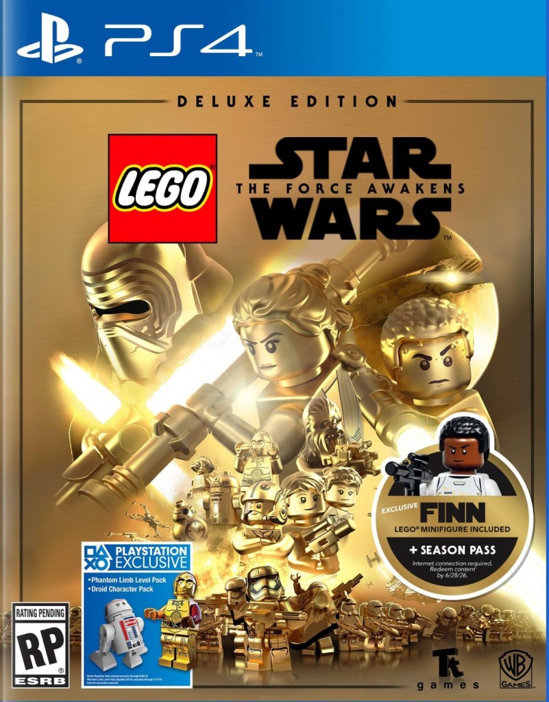 LEGO Star Wars The Force Awakens Video Game Deluxe Version with Finn Minifigure - Toysnbricks
