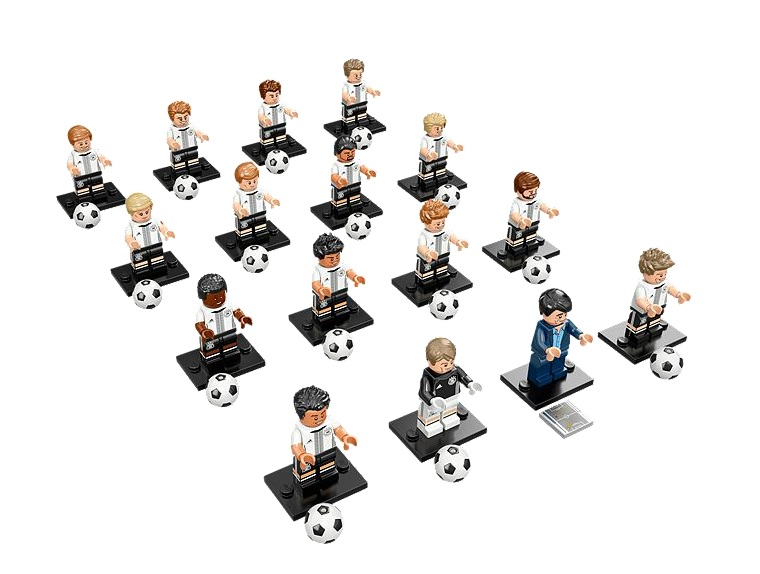 71014 LEGO Minifigures DFB – The Mannschaft Complete Set of 16 - Toysnbricks
