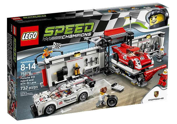 LEGO Speed Champions 75876 Porsche 919 Hybrid and 917K Pit Lane - Toysnbricks