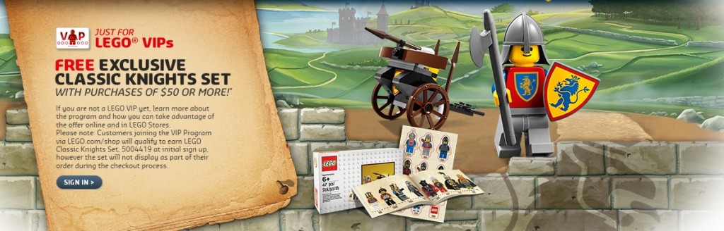 5004419 LEGO Nexo Knights Classic Retro Knights Set - VIP Offer for North America - Toysnbricks