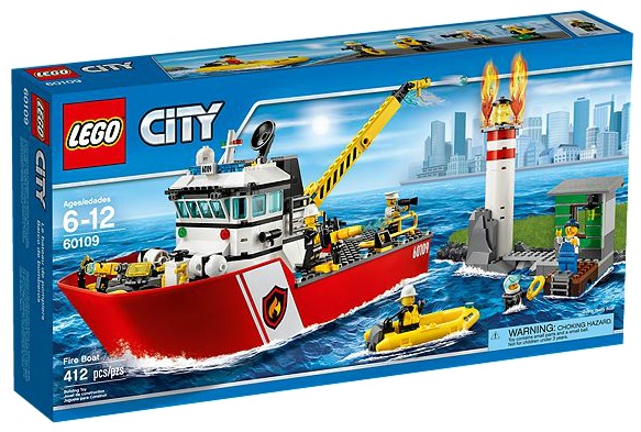 LEGO City 60109 Fire Boat - Toysnbricks