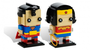 LEGO SDCC 2016 BrickHeadz Superman and Wonder Woman