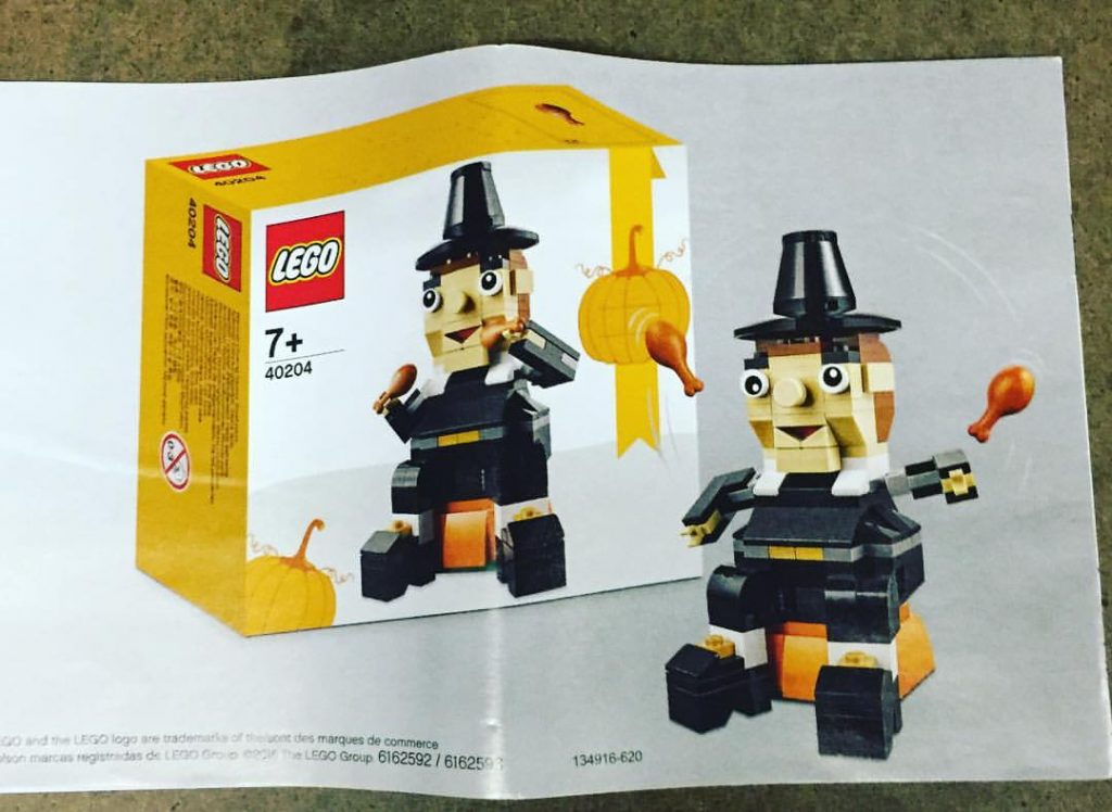 LEGO 40204 Thanksgiving Pilgrim 2016