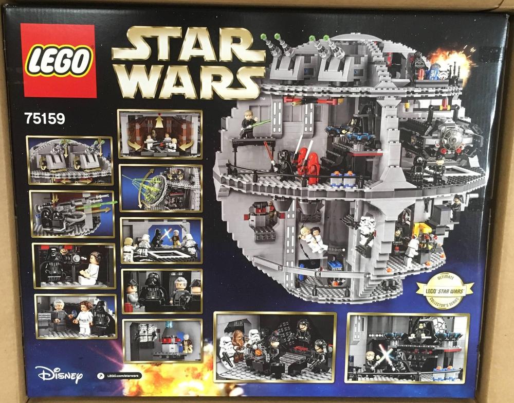 UCS LEGO Star Wars 75159 Death Star Back Box