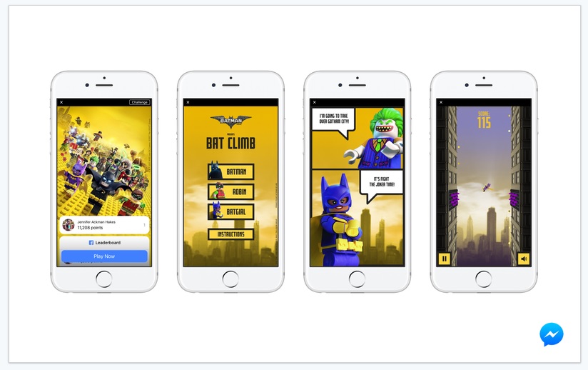 Facebook Messenger launches Instant Games