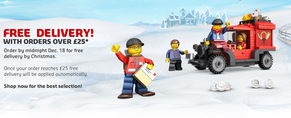 lego shop free shipping