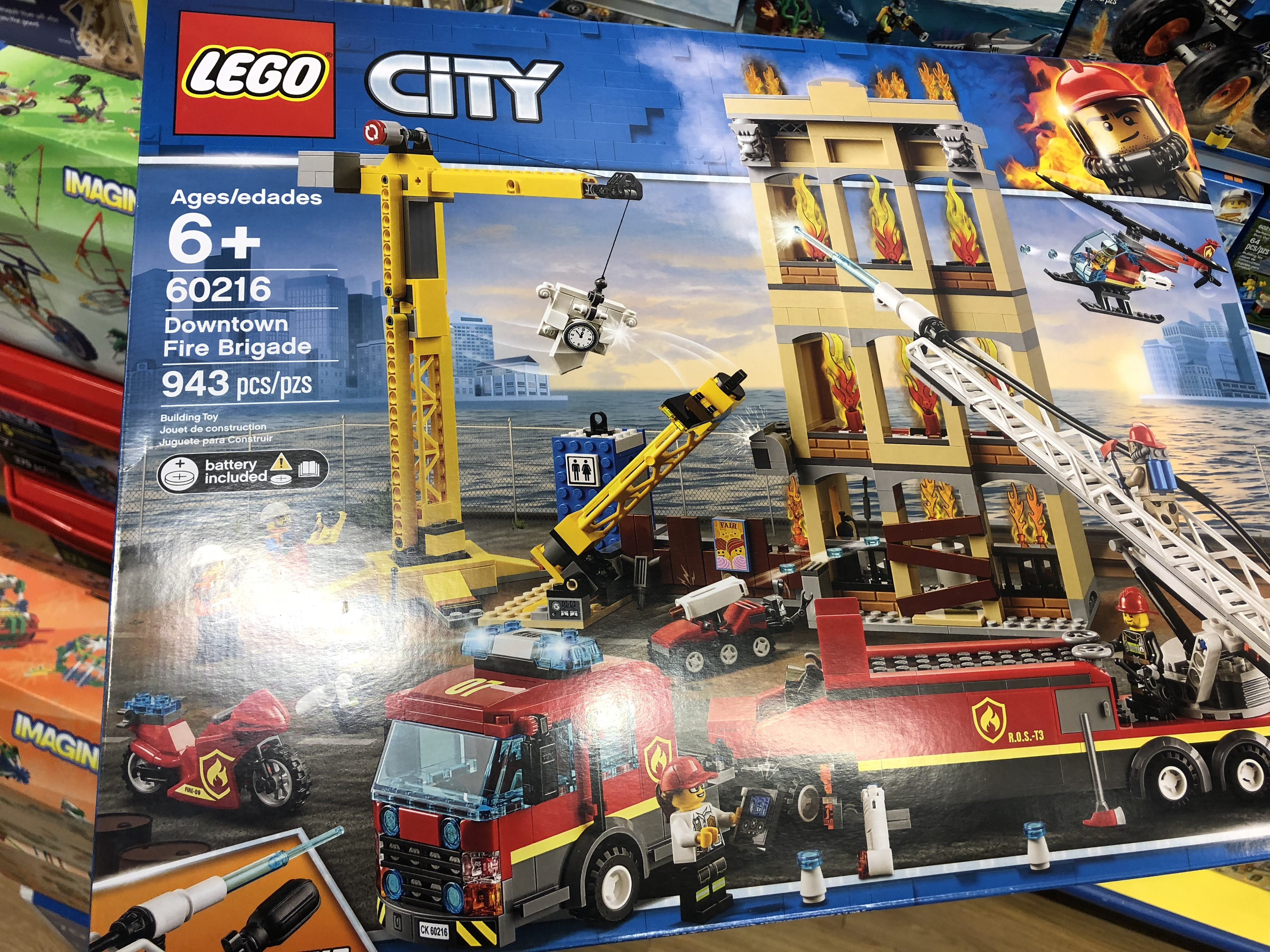 Lego City Fire Downtown Fire Brigade Promotion Off 70