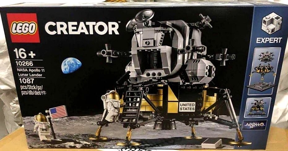lego creator nasa apollo 11 lunar lander set