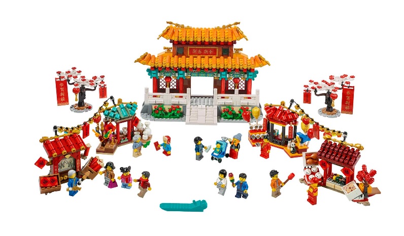 2020 LEGO Chinese New Year Sets: 80104 Lion Dance & 80105 Temple