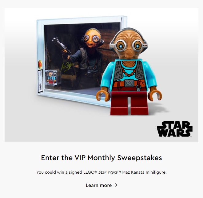 lego star wars vip