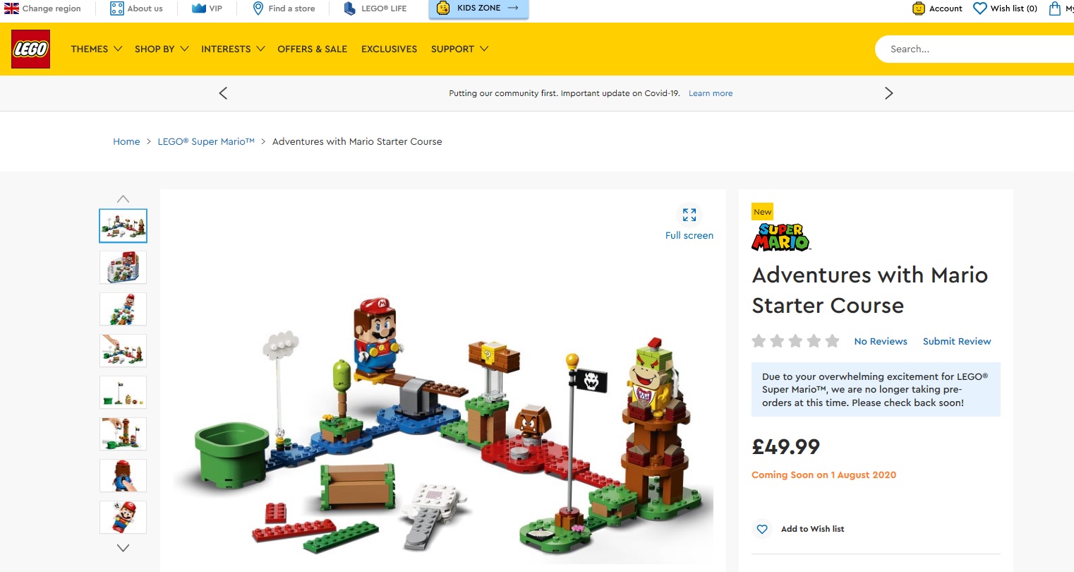 lego website canada